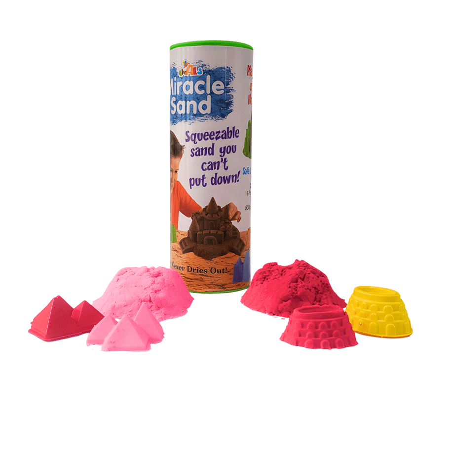 Colourful Miracle Sand with moulding Castle - Kids Bestie