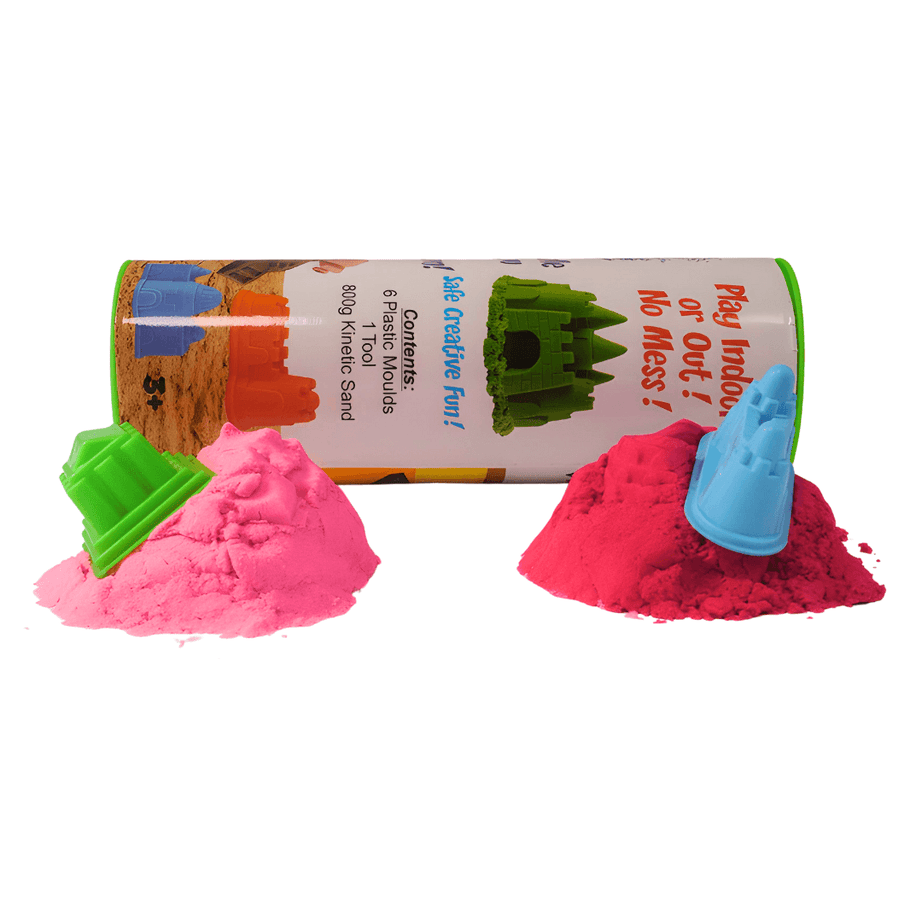 Colourful Miracle Sand with moulding Castle - Kids Bestie