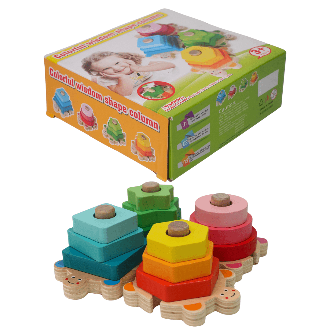 Wisdom Toy Buy Safe Wooden Shape Sorting Puzzle for Kids – Fun & Educational ...