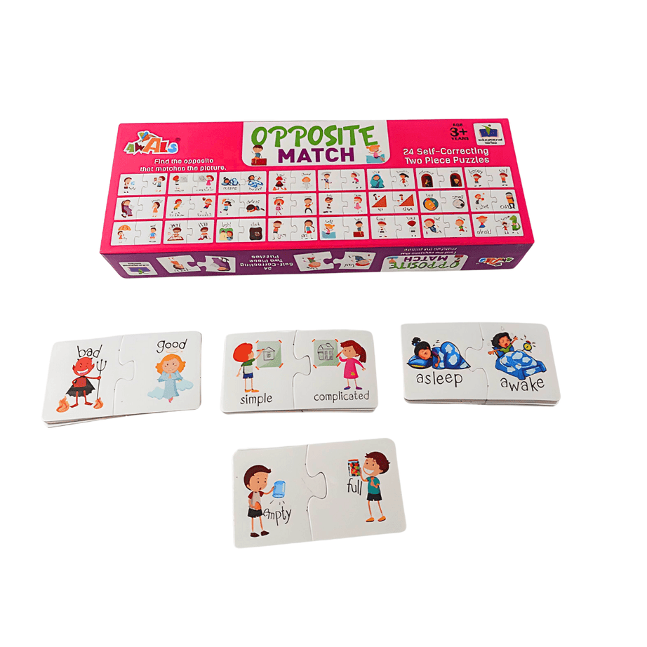 COMBO of 2-Maths Builders and Opposite Match - Kids Bestie