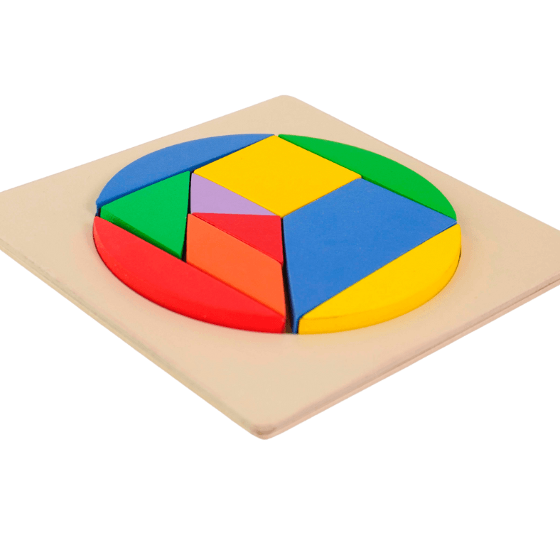 Combo of 2 Puzzle -Random design will be send(Circle, heart) - Kids Bestie