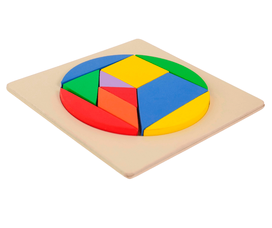 Combo of 2 Puzzle -Random design will be send(Circle, heart) - Kids Bestie