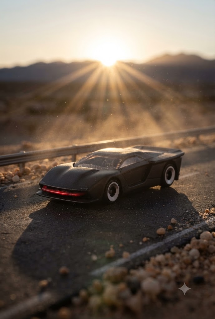1+1 Hot Wheels Combo  Screen Time & EV Collection - K.I.T.T. Concept & Wattzup 2-Pack