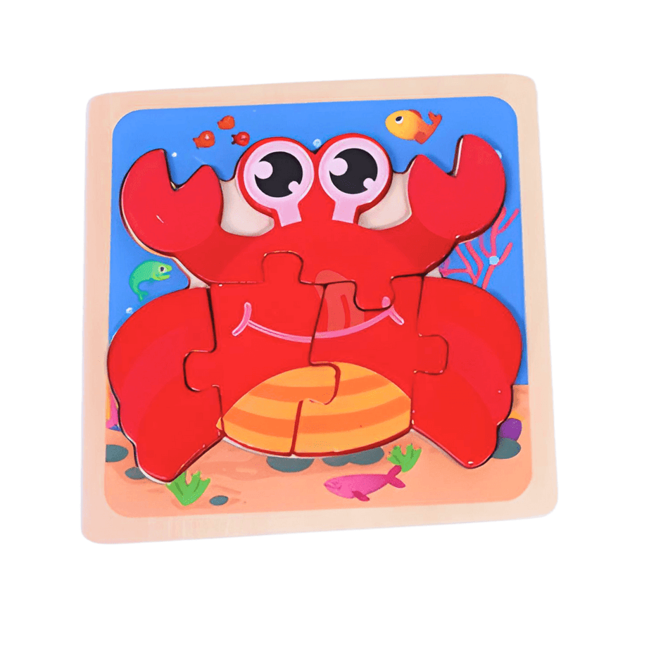 Crab Puzzle for Kids Age 3 - Kids Bestie
