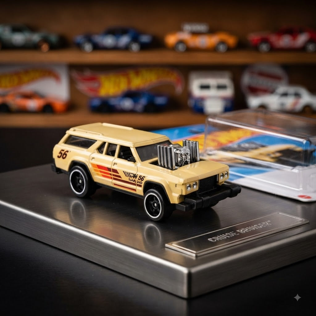 Hot Wheels Cruise Bruiser (Wagons 1/10) – Diecast Toy Car