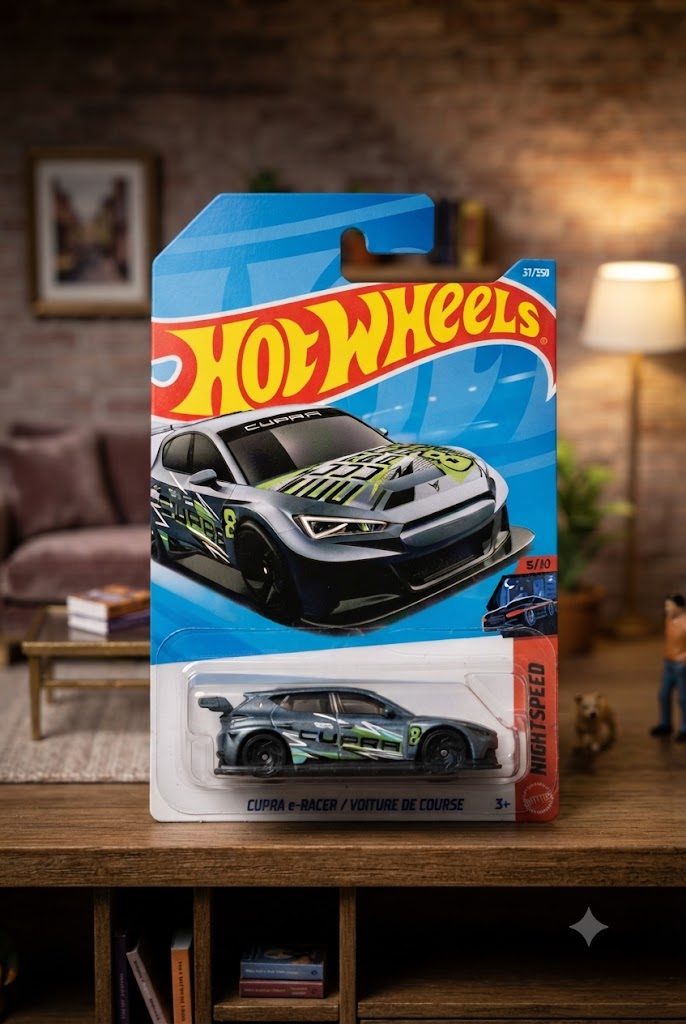 1+1 Hot Wheels Combo'47 Chevy Fleetline and CUPRA e-RACER Collector's 2-Pack