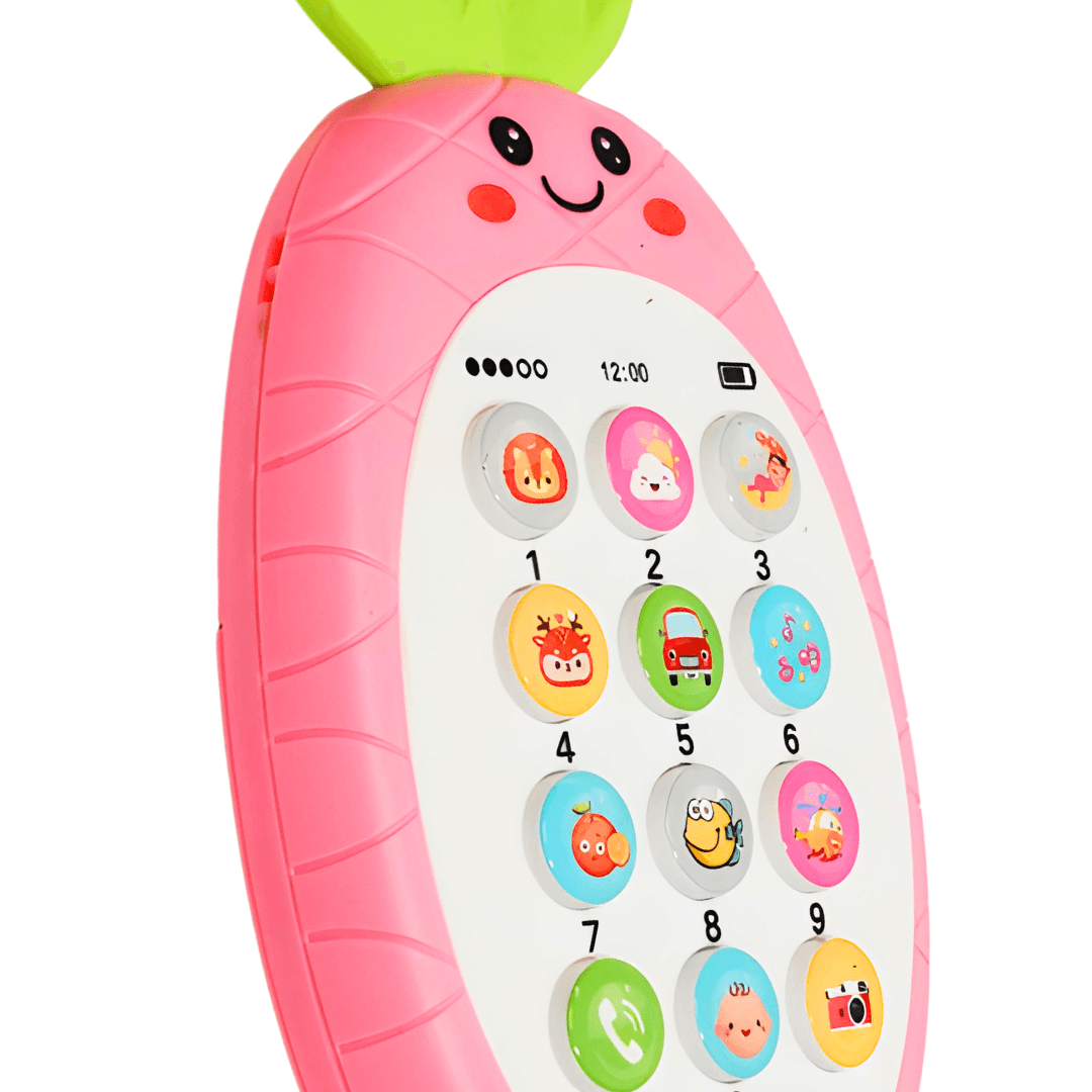 Cute Pineapple Face Cell Phone Toy for Kids,multi-colour - Kids Bestie