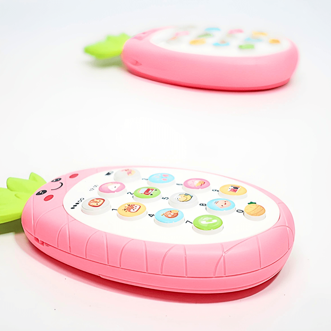 Cute Pineapple Face Cell Phone Toy for Kids,multi-colour - Kids Bestie