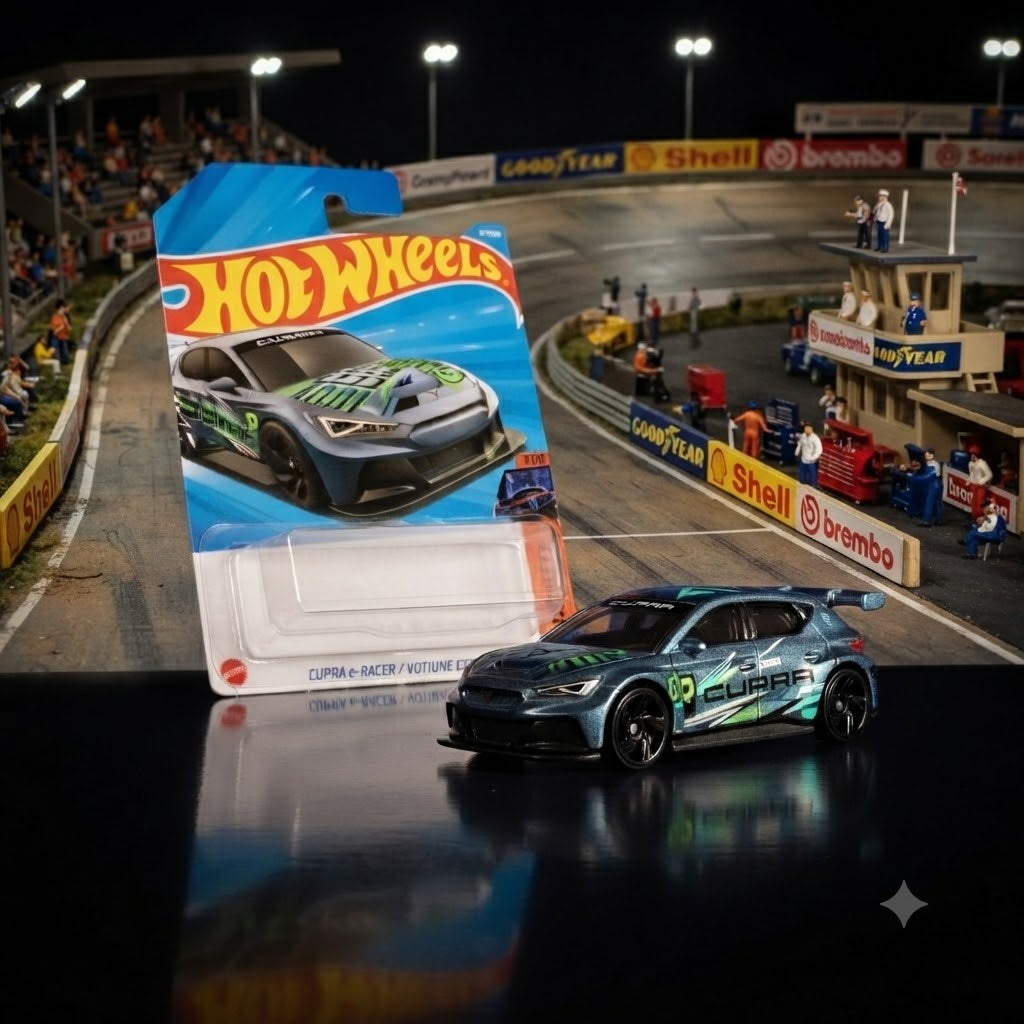 1+1 Hot Wheels Combo- 'CUPRA e-Racer' and 'Purple Passion' Blister Pack Collection