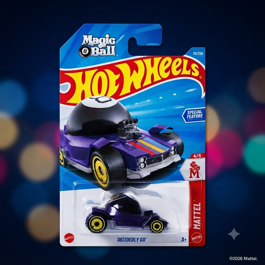 1+1 Hot Wheels Combo Purple Die-Cast Car Collection: Decidedly Go & Mazda RX-7