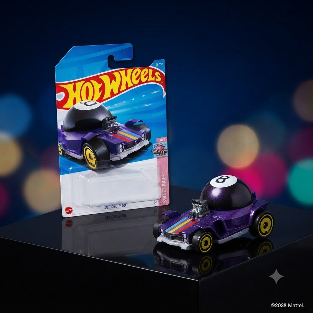 1+1 Hot Wheels Combo Purple Die-Cast Car Collection: Decidedly Go & Mazda RX-7