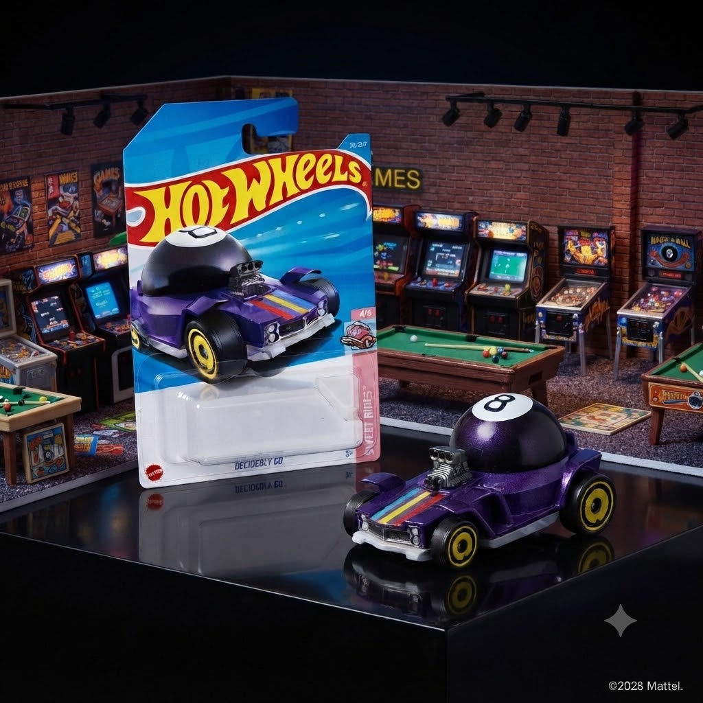 1+1 Hot Wheels Combo Purple Die-Cast Car Collection: Decidedly Go & Mazda RX-7