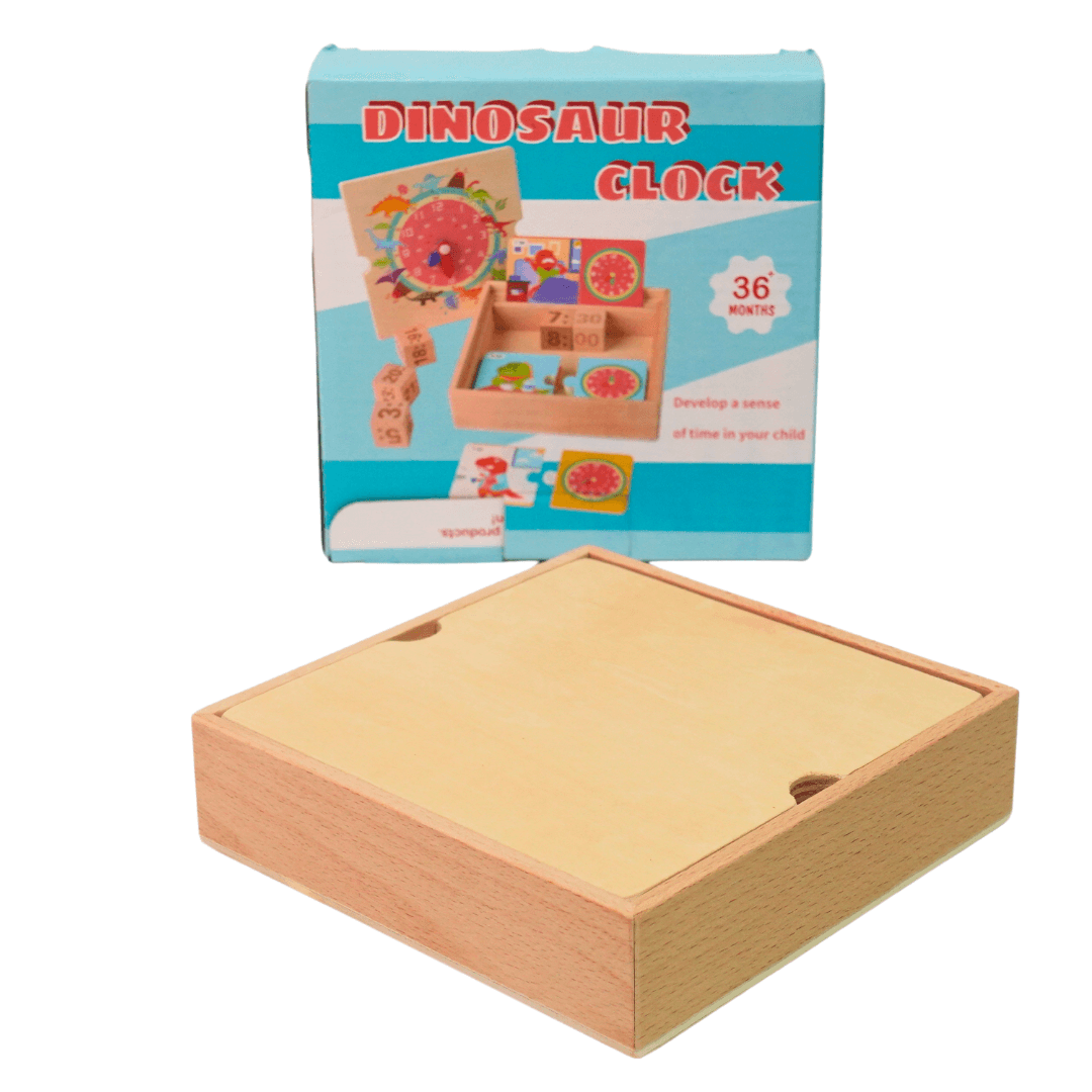 Dinosaur Clock for Kids Age 3 - Kids Bestie