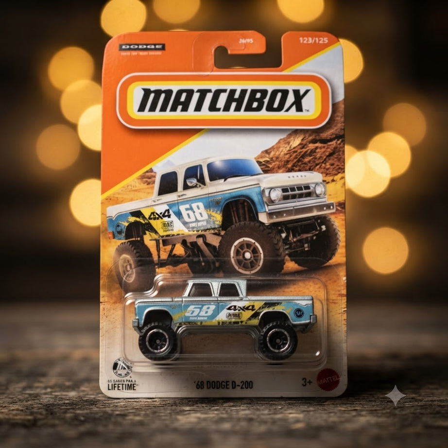 Matchbox '68 Dodge D-200 4x4 Collector Die-Cast Pickup Truck