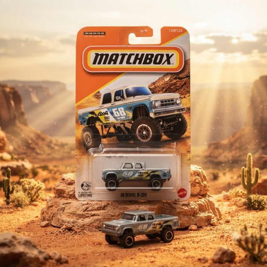 Matchbox '68 Dodge D-200 4x4 Collector Die-Cast Pickup Truck