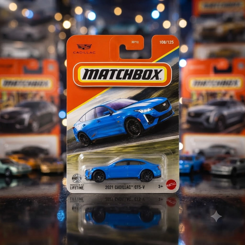 Matchbox 2021 Cadillac CT5-V Die-Cast Toy Car Collector Edition