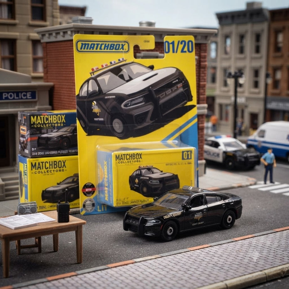 Matchbox Collectors 2018 Dodge Charger Pursuit Die-Cast Police Cruiser