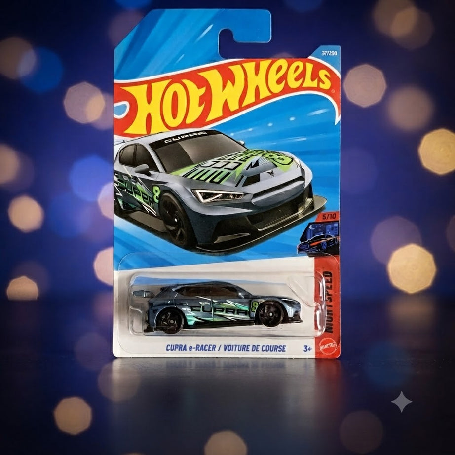 1+1 Hot Wheels Combo- 'CUPRA e-Racer' and 'Purple Passion' Blister Pack Collection
