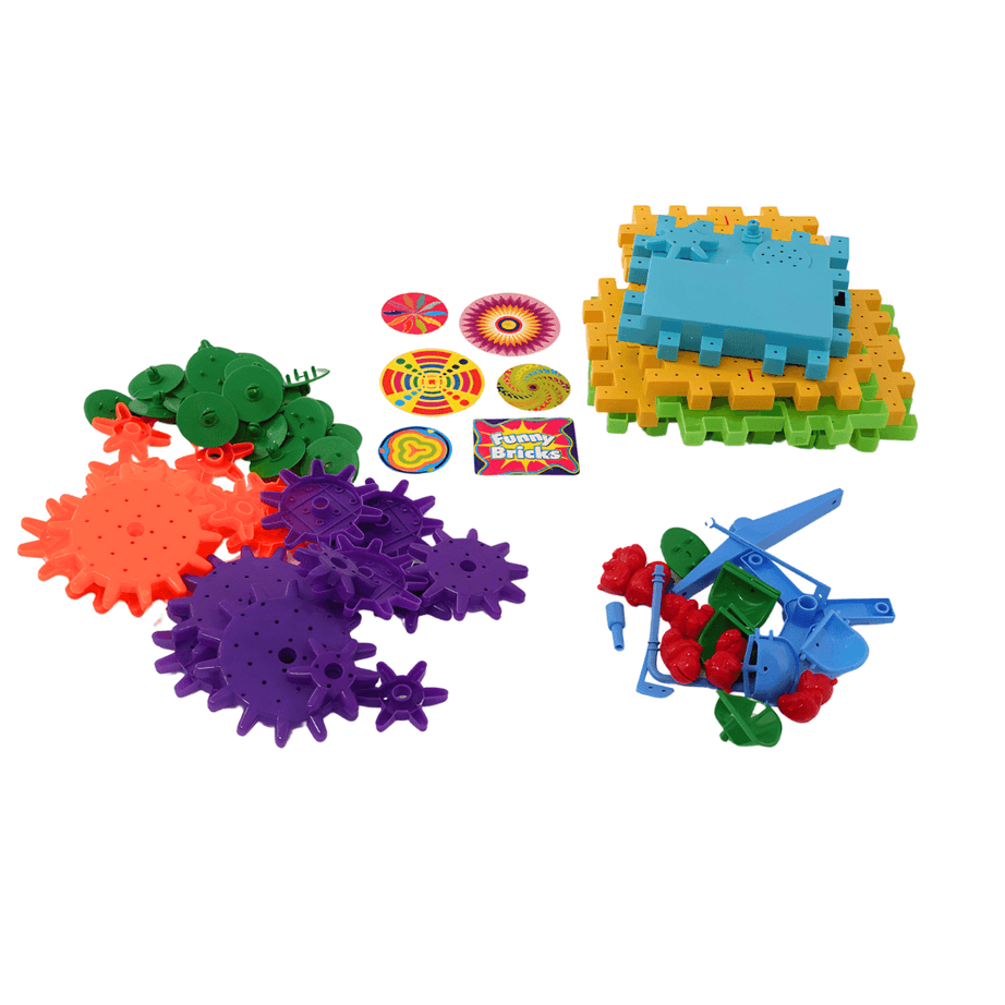 Educational Rotating Gear Building Block - 81 piece - Kids Bestie