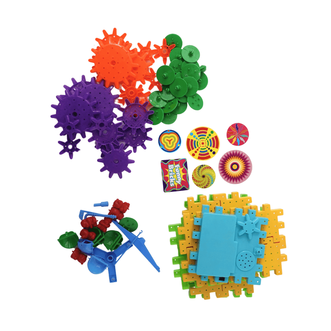 Educational Rotating Gear Building Block - 81 piece - Kids Bestie
