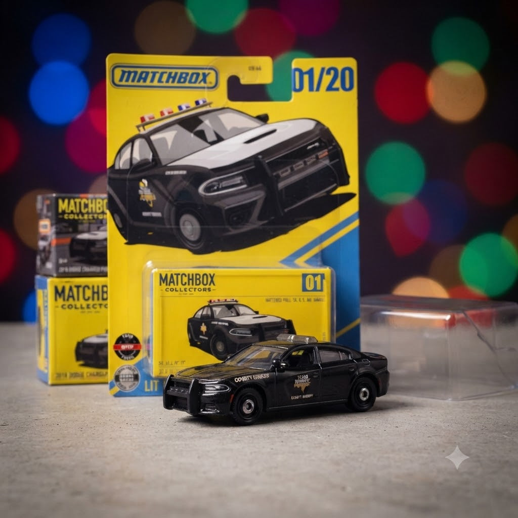 Matchbox Collectors 2018 Dodge Charger Pursuit Die-Cast Police Cruiser