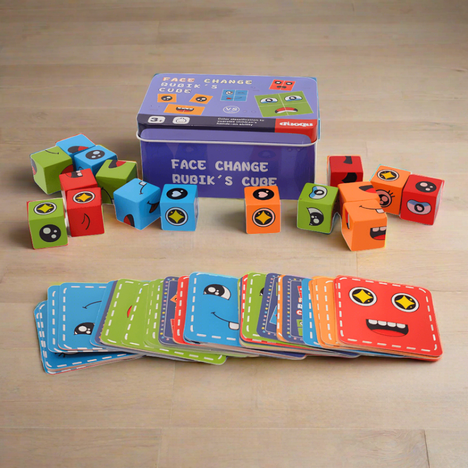 Face Change Rubik's Cube Puzzle - Kids Bestie