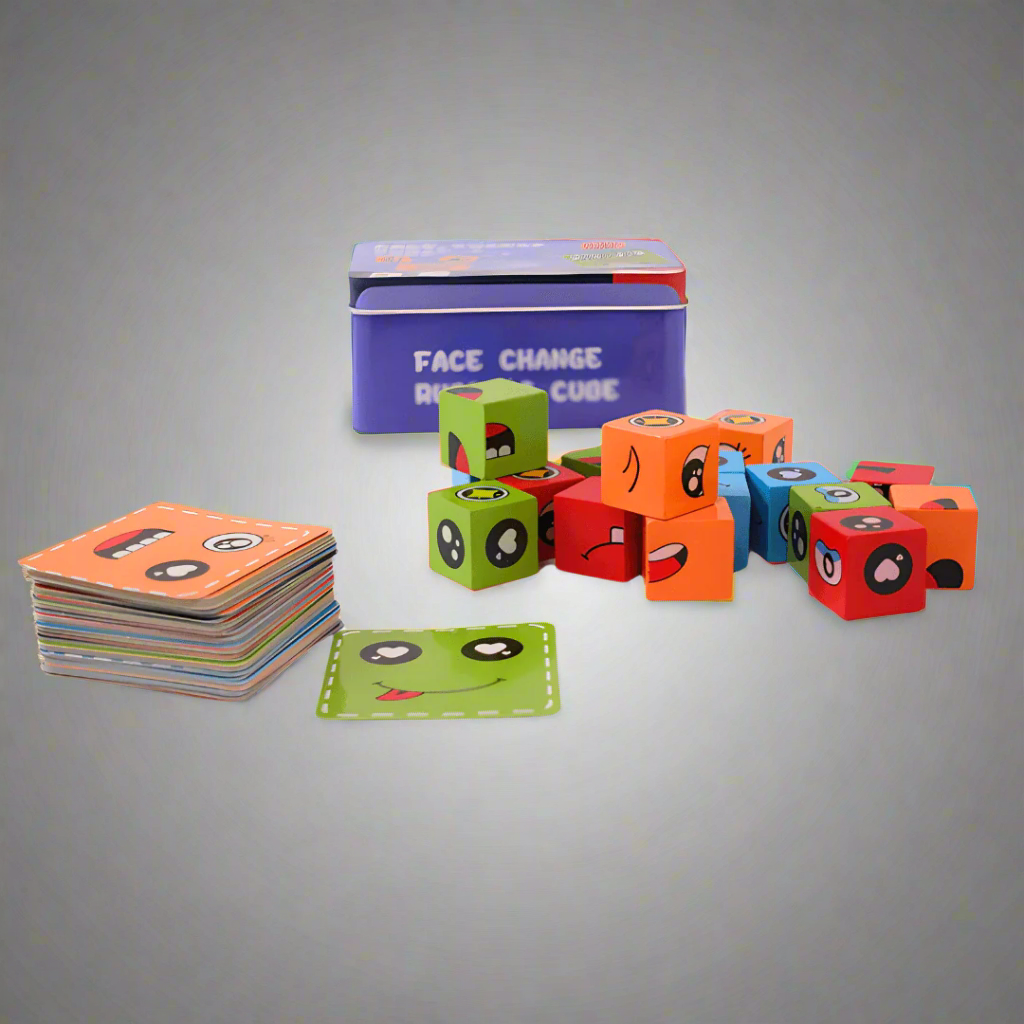 Face Change Rubik's Cube Puzzle - Kids Bestie