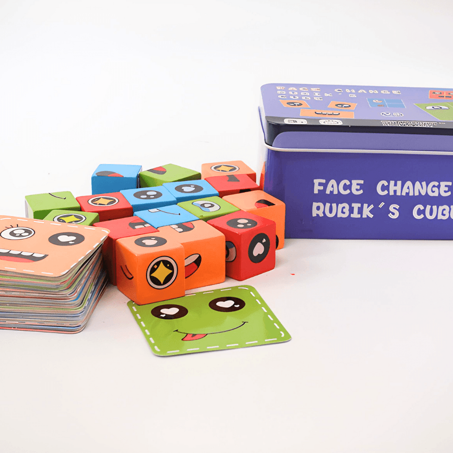 Face Change Rubik's Cube Puzzle - Kids Bestie