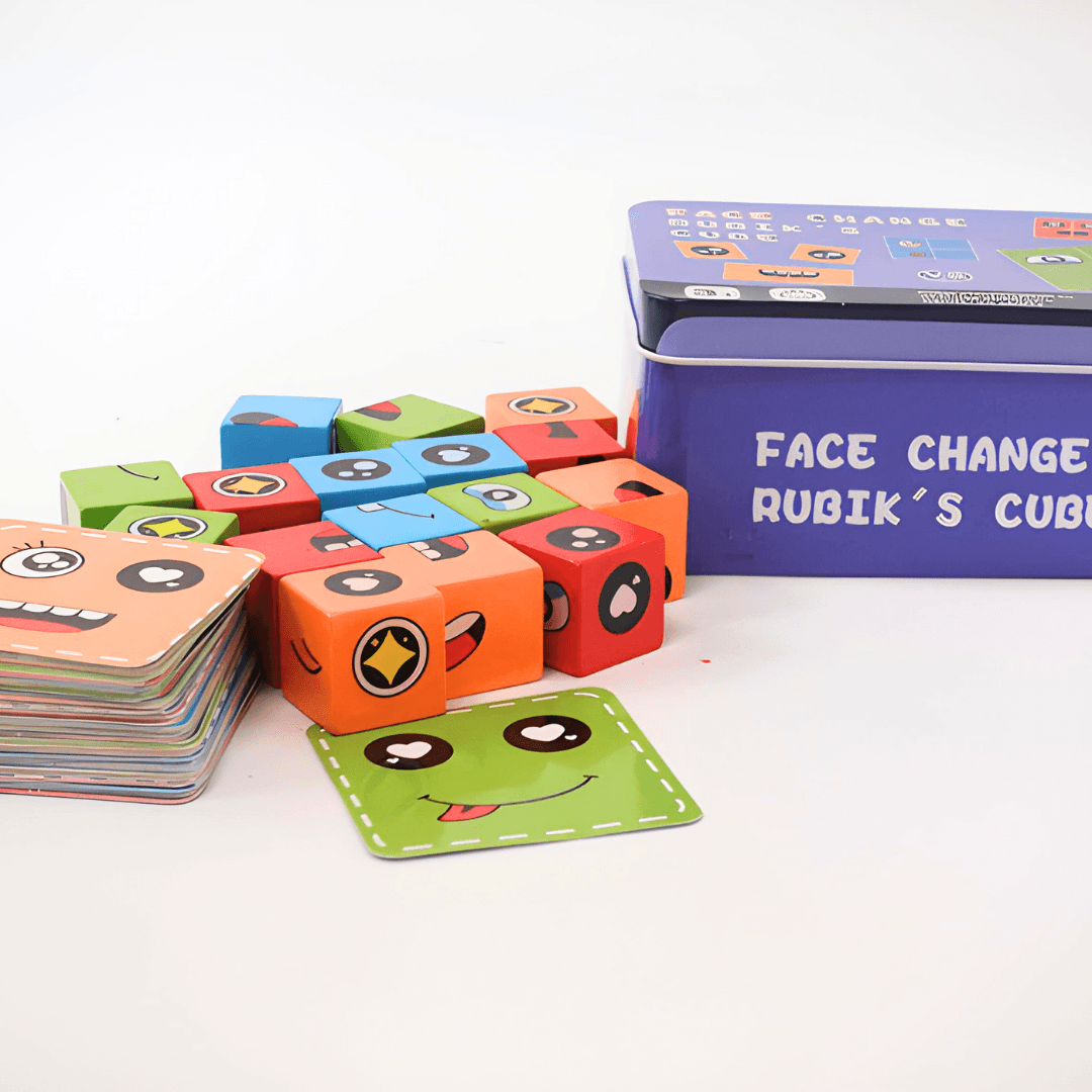 Face Change Rubik's Cube Puzzle - Kids Bestie