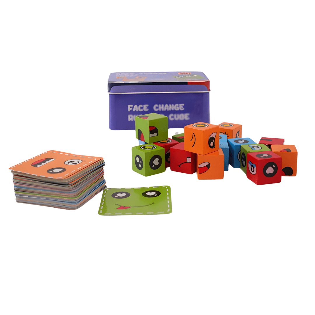 Face Change Rubik's Cube Puzzle - Kids Bestie