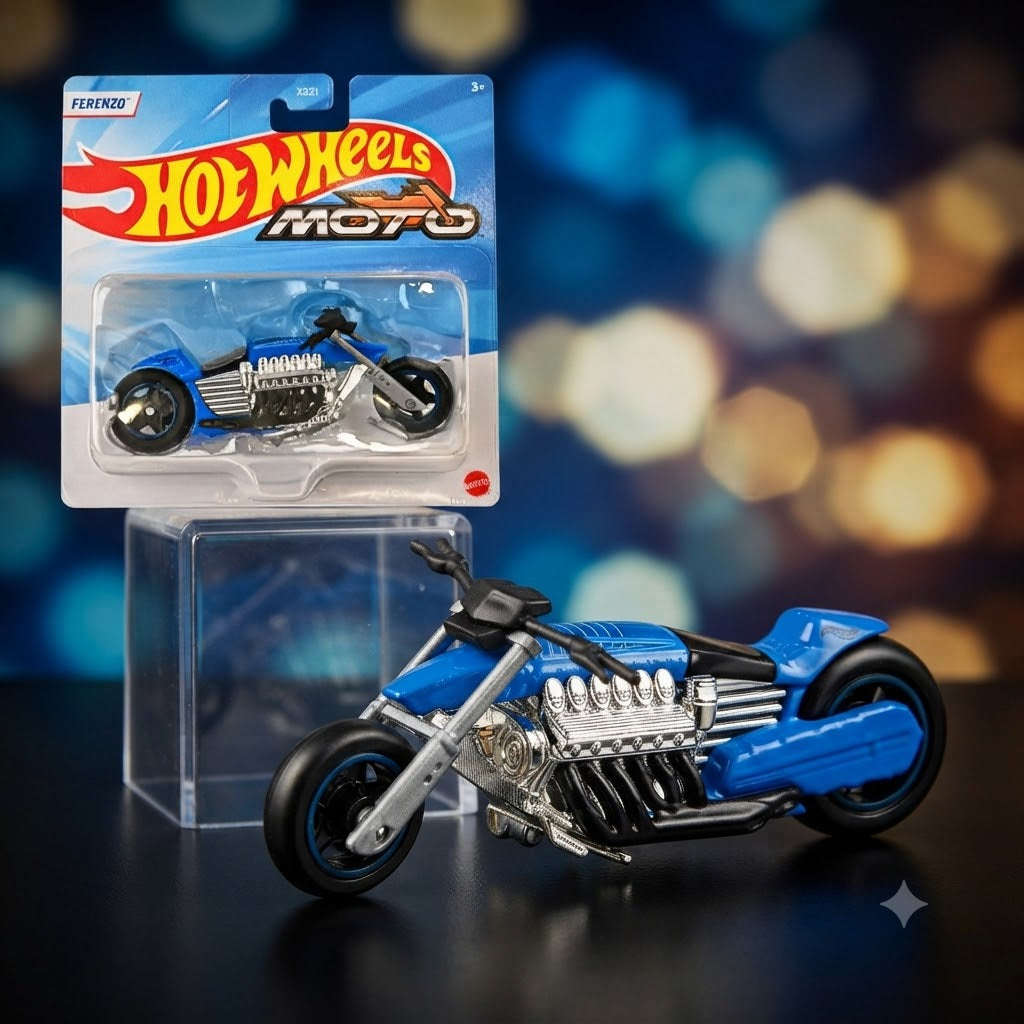 Hot Wheels Moto Ferenzo Die-Cast Toy Motorcycle