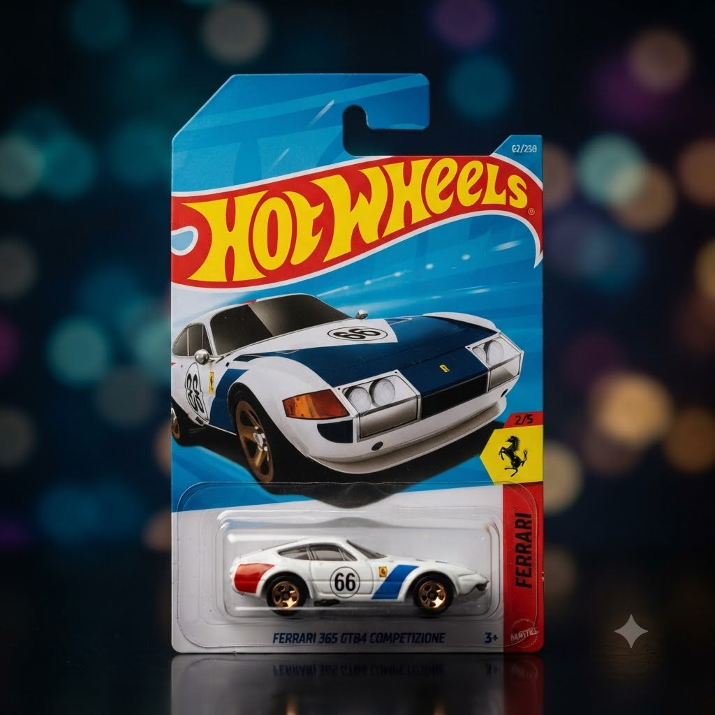 1+1 Hot Wheels Combo Die-Cast Collection: Raijin Express & Ferrari 365 GTB4 Competizione