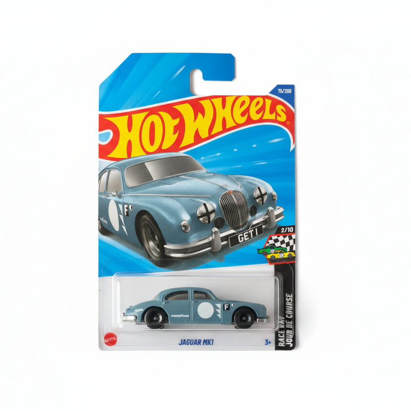 🔥🚗 Hot Wheels Jaguar Mk1 | Classic British Racing Sedan Die-Cast (1:64 Scale) 🚗🔥
