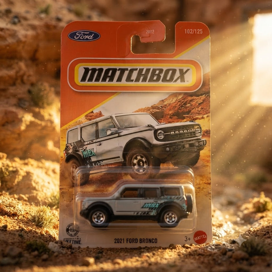 Matchbox 2021 Ford Bronco Die-Cast Off-Road Vehicle