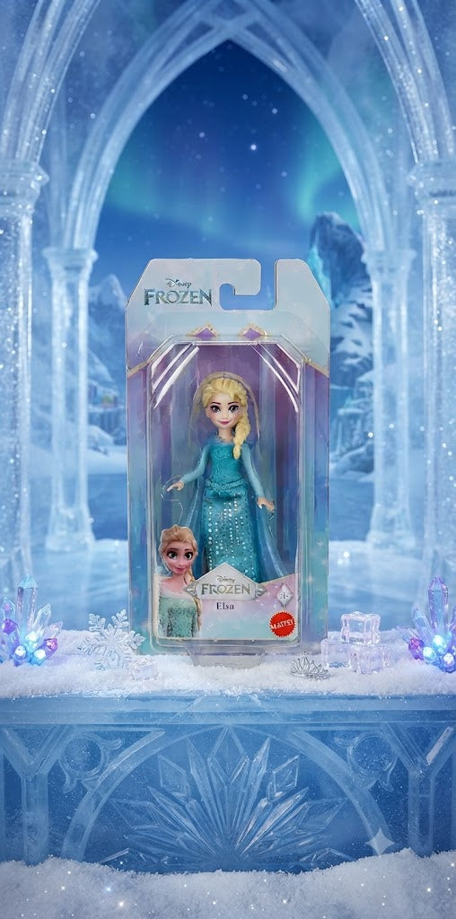 Disney Frozen Queen Elsa Fashion Doll with Light Blue Sparkly Dress and Signature Side Braid