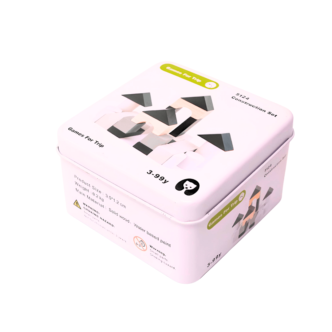 Games for Trip | Travel Game for Ages 4 & Up| Fishing,Tangram,Contruction set(Random design will be send) - Kids Bestie