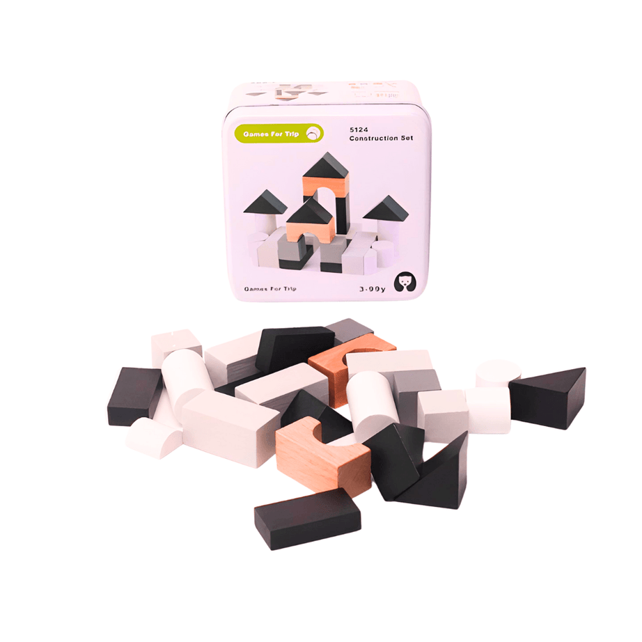 Games for Trip | Travel Game for Ages 4 & Up| Fishing,Tangram,Contruction set(Random design will be send) - Kids Bestie