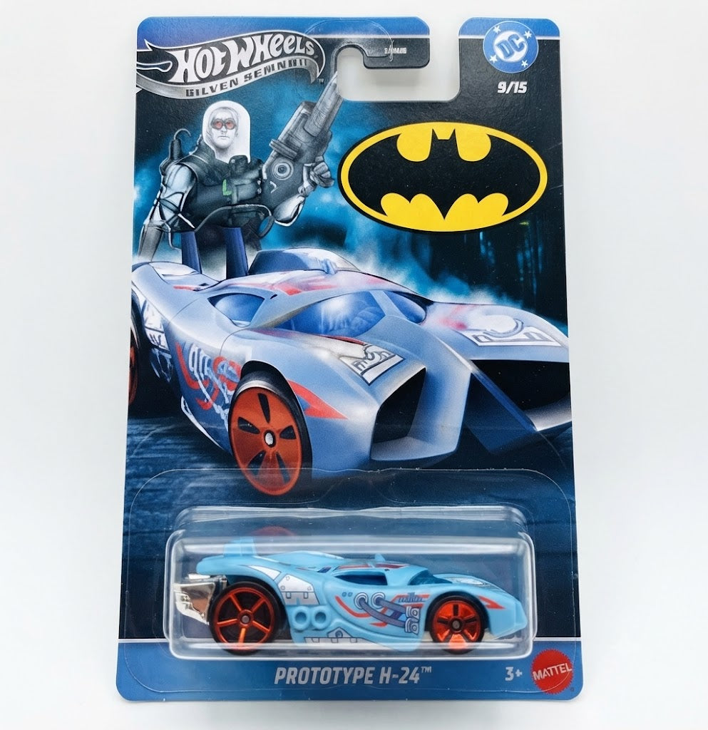 Hot Wheels DC Batman Prototype H-24 Die-Cast Car & Collector Carded Package
