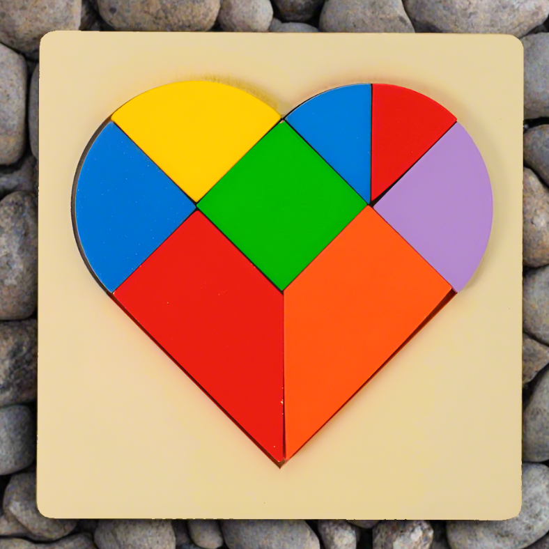 Heart Puzzle for Toddlers and Preschoolers - Kids Bestie