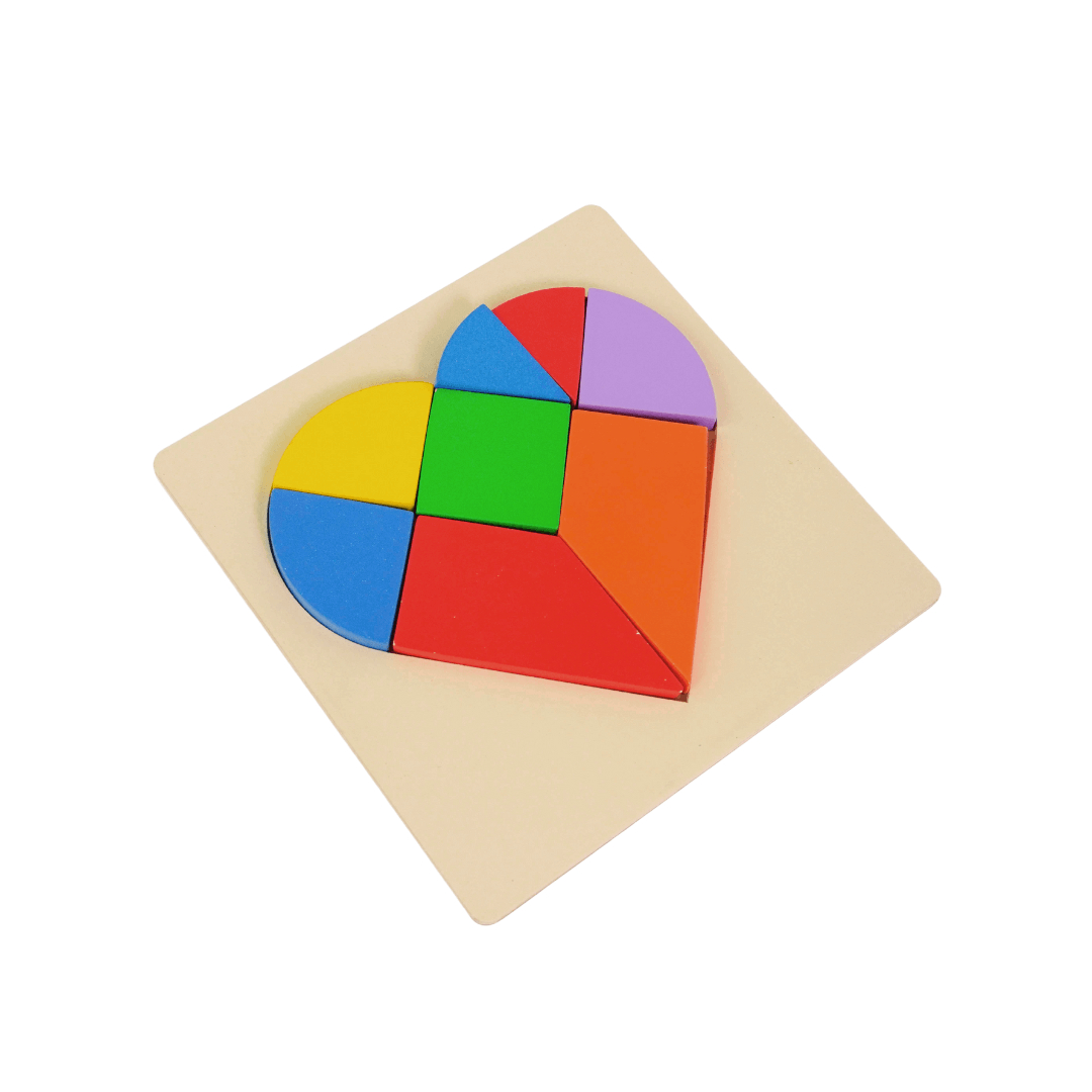 Heart Puzzle for Toddlers and Preschoolers - Kids Bestie