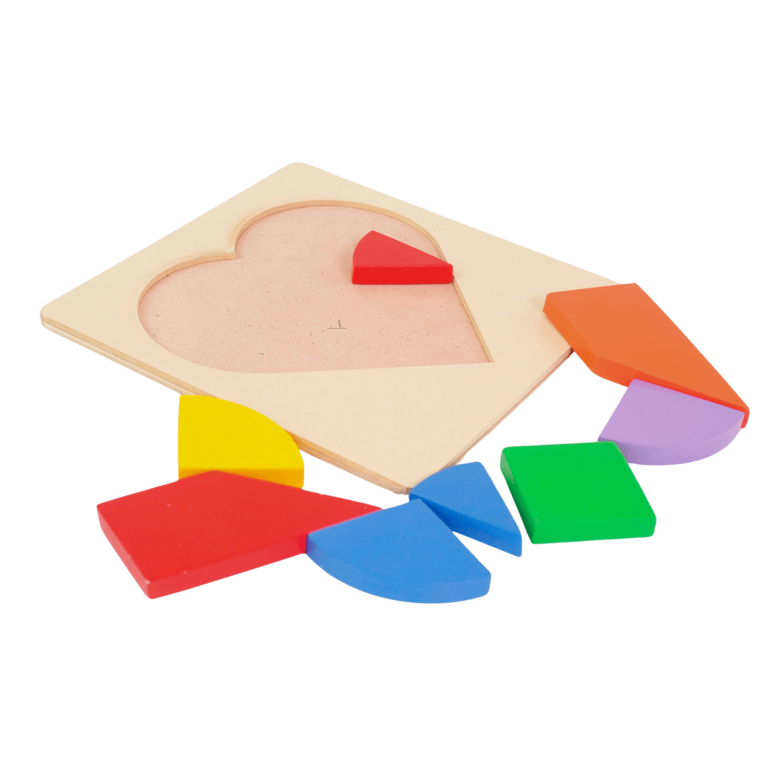 Heart Puzzle for Toddlers and Preschoolers - Kids Bestie