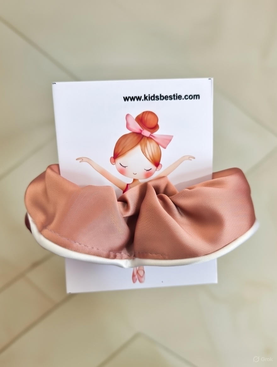 🎀 Satin Hair Scrunchie for Girls | Soft Fabric Scrunchie (1 Piece, Random Colour) 🎀