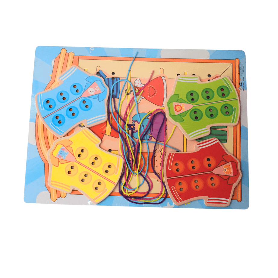 Insects, Animals, dress, vegetables Laycing for Kids-1 (Random design will be send) - Kids Bestie