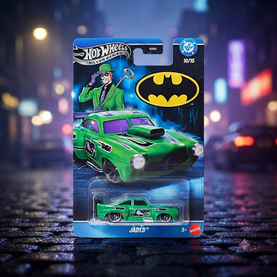Hot Wheels Silver Series DC Batman 'The Riddler's Jaded™' Die-Cast Car (10/15)