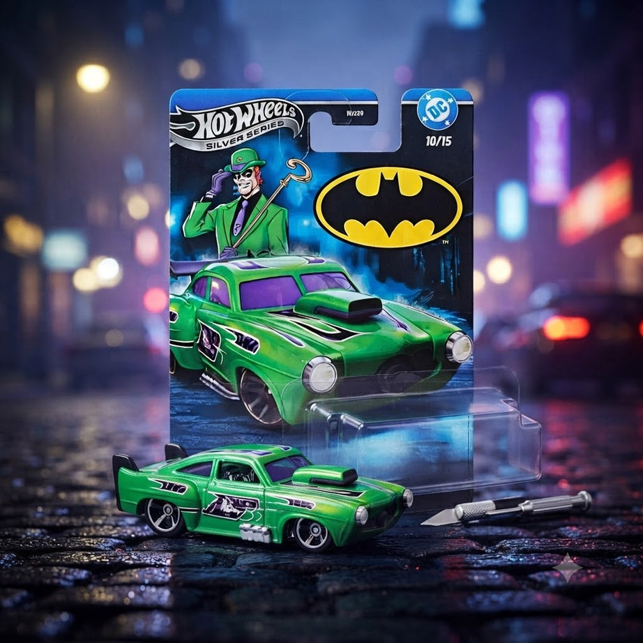 Hot Wheels Silver Series DC Batman 'The Riddler's Jaded™' Die-Cast Car (10/15)
