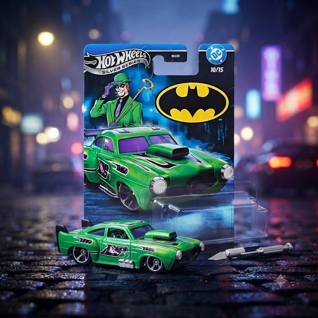 Hot Wheels Silver Series DC Batman 'The Riddler's Jaded™' Die-Cast Car (10/15)