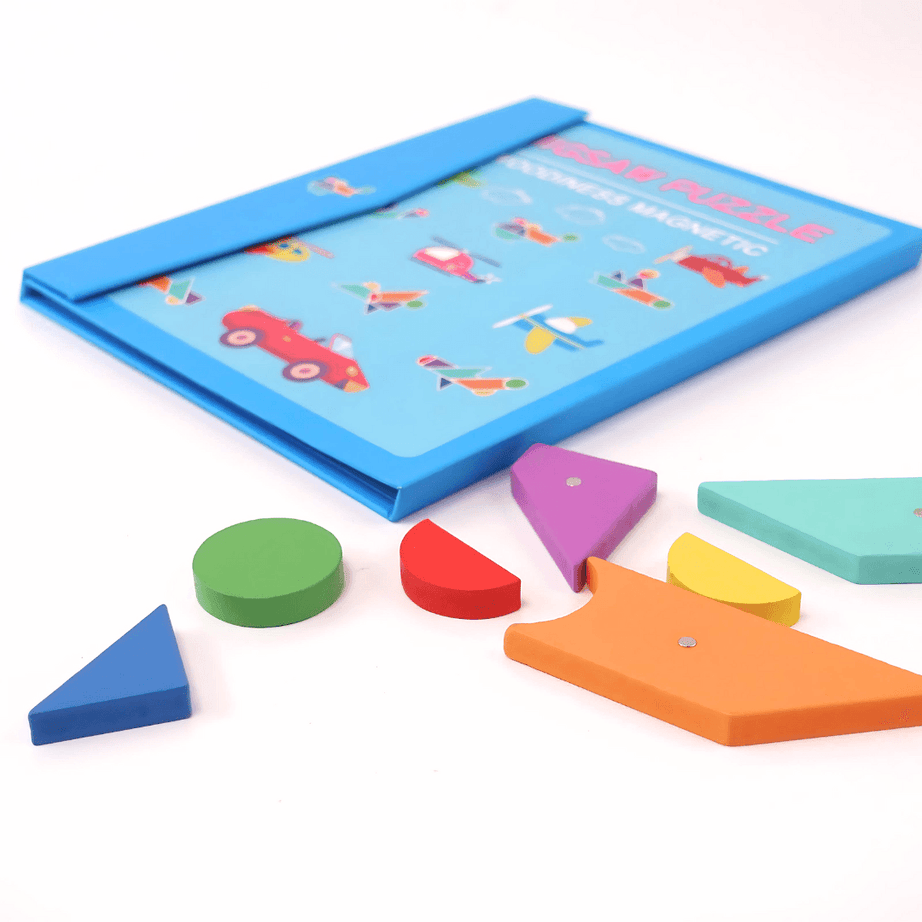 Jigsaw Puzzle-Woodiness Tangram - Kids Bestie