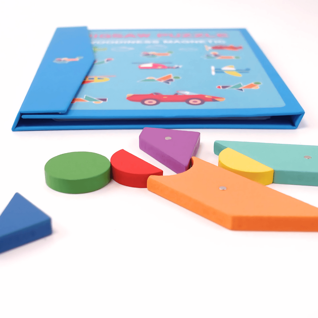 Jigsaw Puzzle-Woodiness Tangram - Kids Bestie