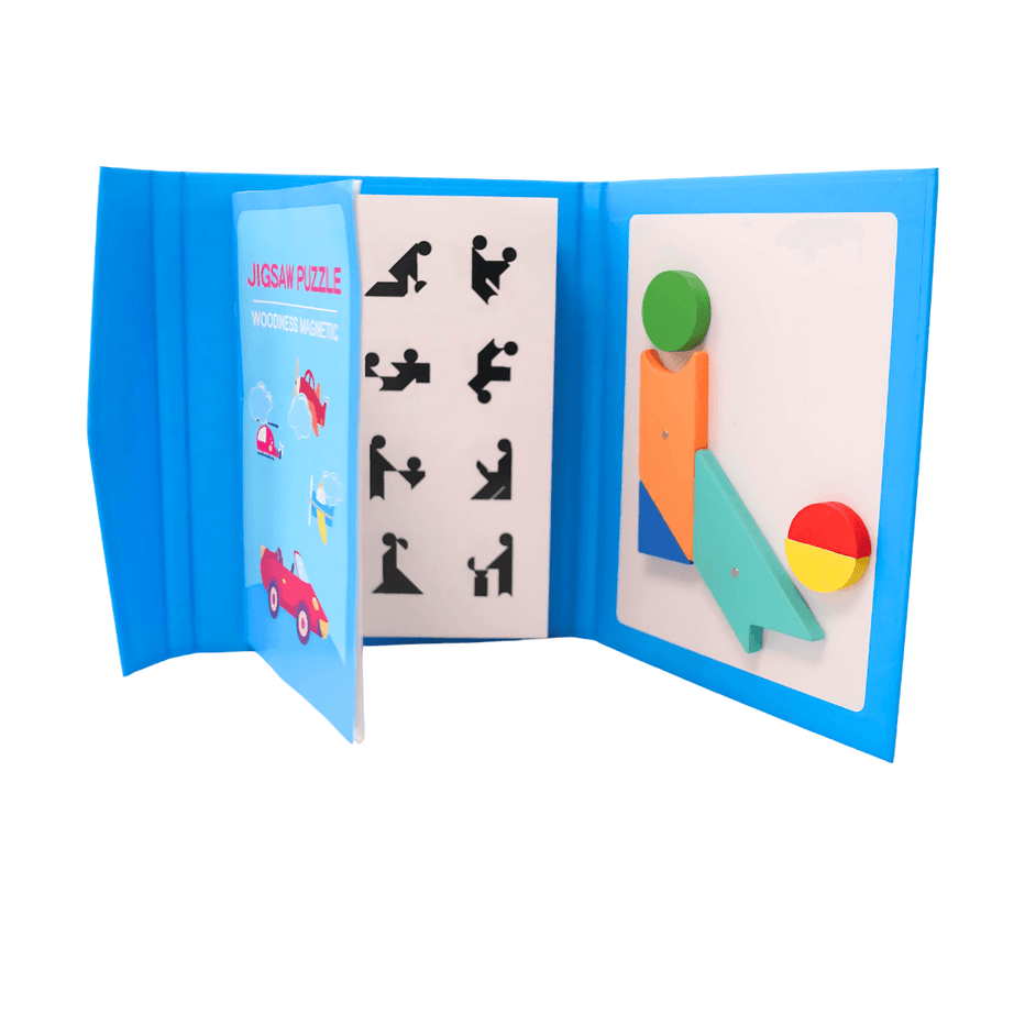 Jigsaw Puzzle-Woodiness Tangram - Kids Bestie