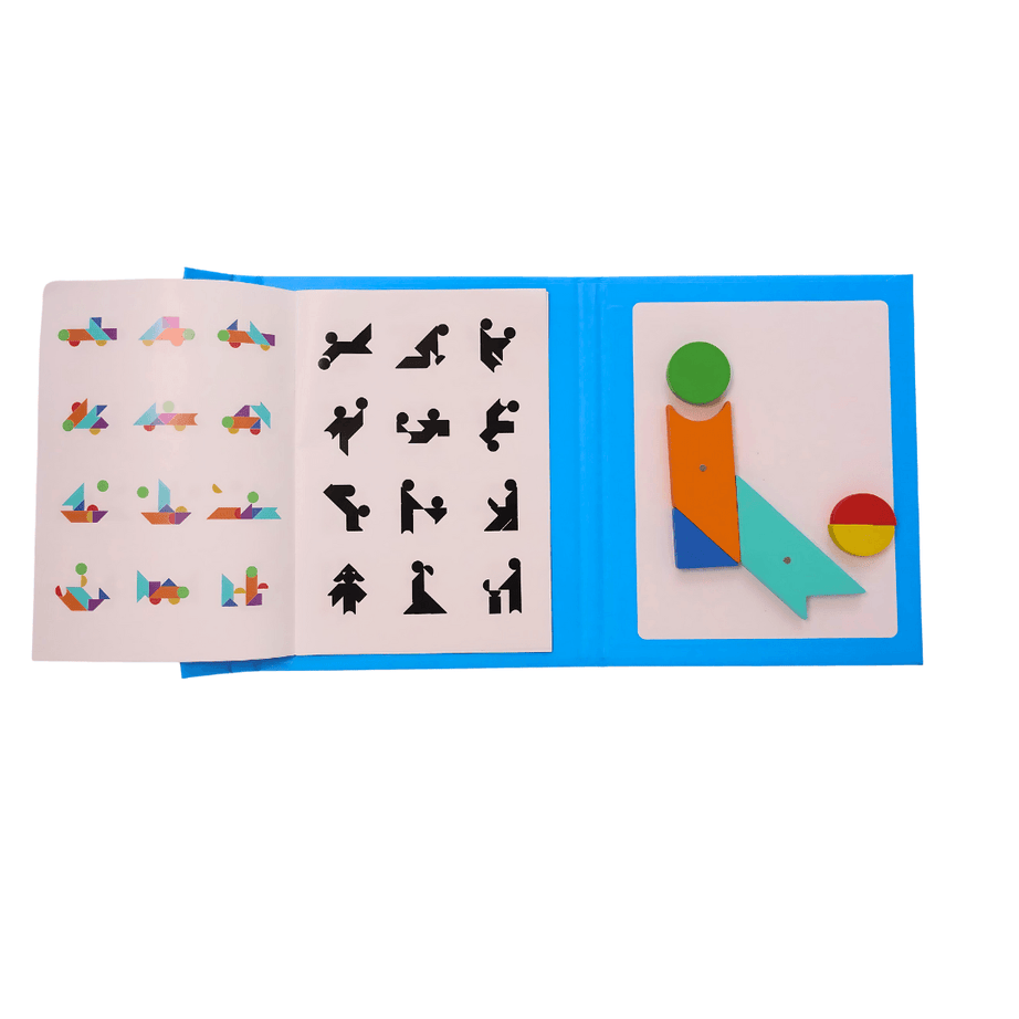 Jigsaw Puzzle-Woodiness Tangram - Kids Bestie